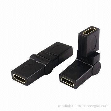 360° Rotation HDMI Female to Female Adapter, 100% Brand New and High Quality